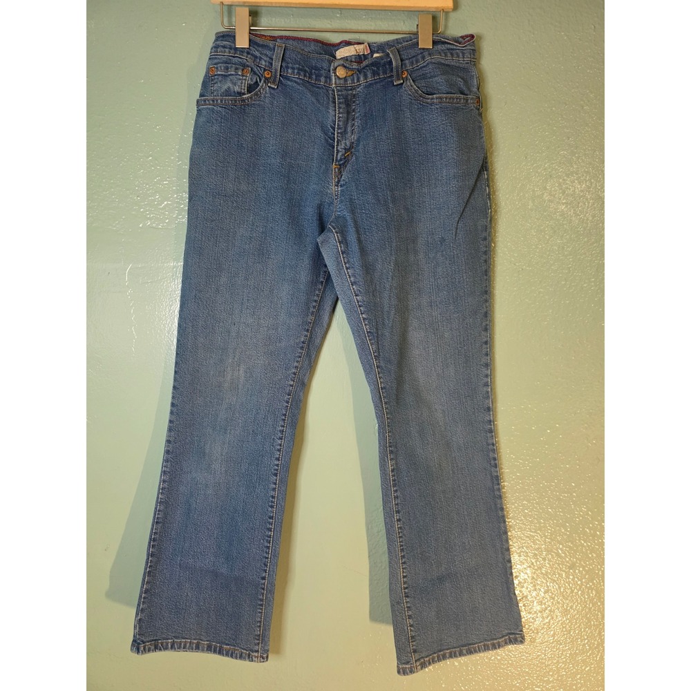 Levi 550 Relaxed Fit Jeans Blue Denim Mid Rise W16 L29 Size 12M